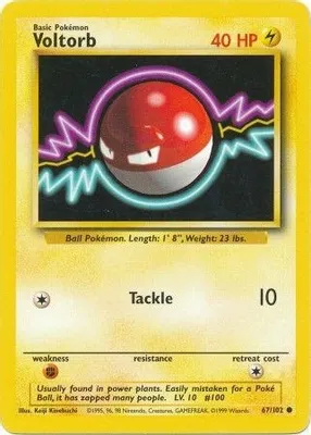 Voltorb from Base Set