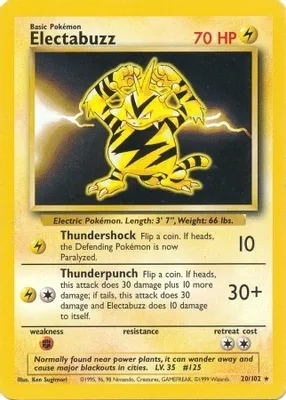 Electabuzz from Base Set