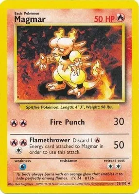 Magmar from Base Set