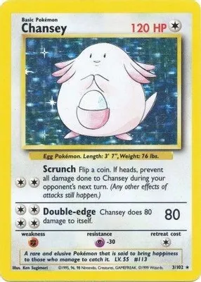 Chansey from Base Set