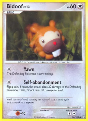Bidoof from Stormfront