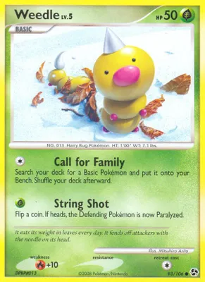 Weedle from Great Encounters