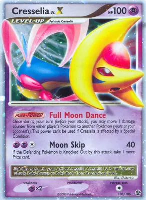 Cresselia LV.X from Great Encounters