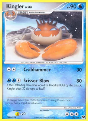 Kingler from Great Encounters