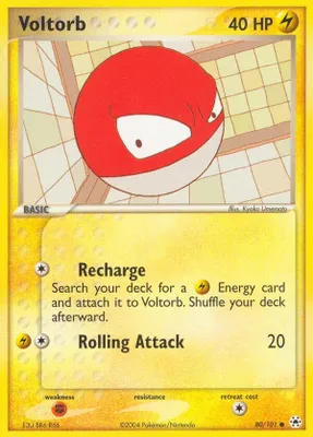 Voltorb from EX Hidden Legends