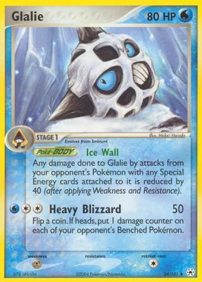 Glalie from EX Hidden Legends
