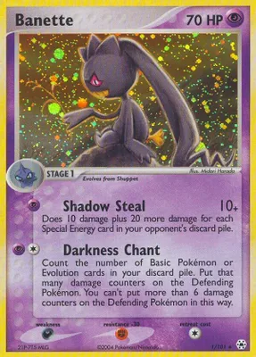 Banette from EX Hidden Legends