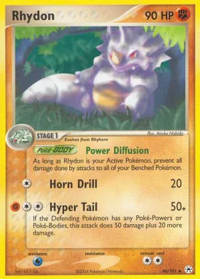 Rhydon from EX Hidden Legends