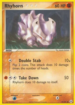 Rhyhorn from EX Hidden Legends
