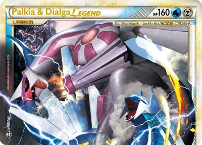 Palkia & Dialga Legend (Top) from Triumphant