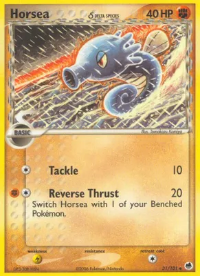 Horsea - 031/101 (Delta Species) from EX Dragon Frontiers