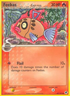 Feebas (Delta Species) from EX Dragon Frontiers