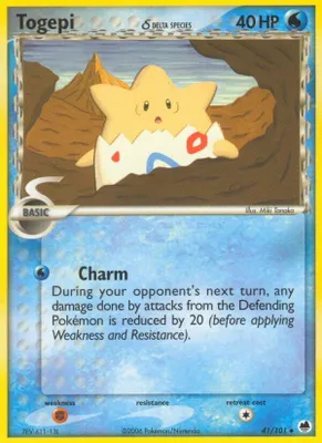 Togepi (Delta Species) from EX Dragon Frontiers