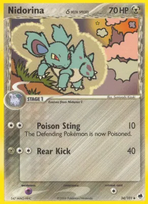 Nidorina (Delta Species) from EX Dragon Frontiers
