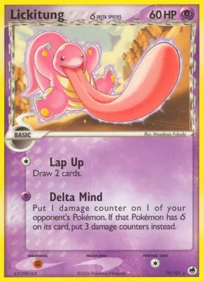 Lickitung (Delta Species) from EX Dragon Frontiers