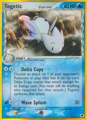 Togetic (Delta Species) from EX Dragon Frontiers