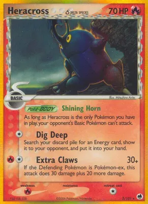 Heracross (Delta Species) from EX Dragon Frontiers