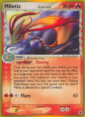 Milotic (Delta Species) from EX Dragon Frontiers