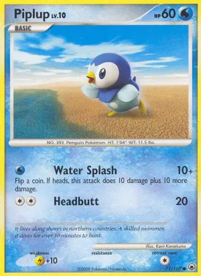 Piplup (71) from Majestic Dawn