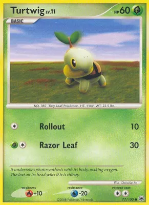 Turtwig (77) from Majestic Dawn