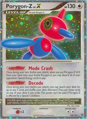 Porygon-Z LV.X from Majestic Dawn