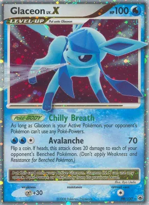 Glaceon LV.X from Majestic Dawn