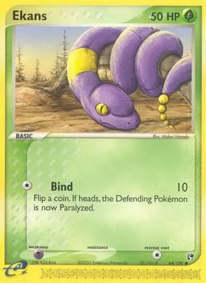 Ekans from EX Sandstorm