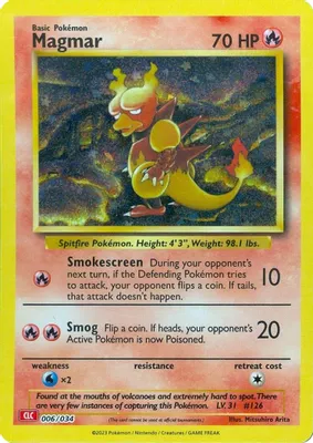 Magmar from Trading Card Game Classic