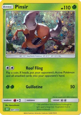 Pinsir from Trading Card Game Classic