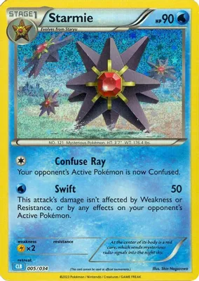 Starmie from Trading Card Game Classic