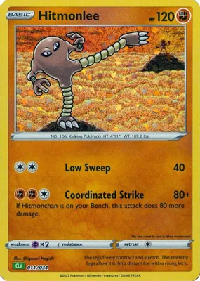 Hitmonlee from Trading Card Game Classic