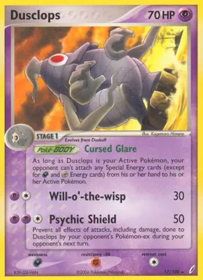 Dusclops from EX Crystal Guardians