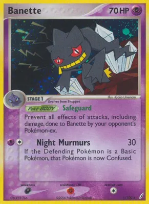 Banette from EX Crystal Guardians