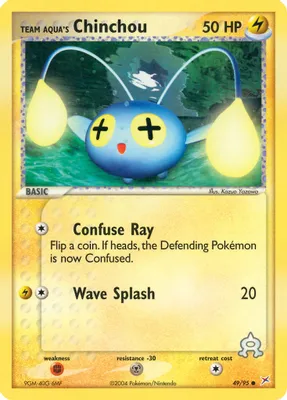 Team Aqua's Chinchou from EX Team Magma vs Team Aqua