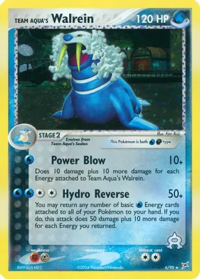 Team Aqua's Walrein from EX Team Magma vs Team Aqua