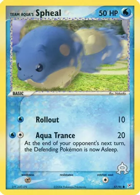 Team Aqua's Spheal - 57/95 from EX Team Magma vs Team Aqua