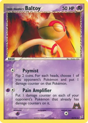 Team Magma's Baltoy - 32/95 from EX Team Magma vs Team Aqua