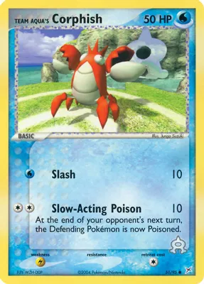 Team Aqua's Corphish - 51/95 from EX Team Magma vs Team Aqua