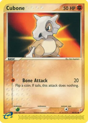 Cubone from EX Team Magma vs Team Aqua