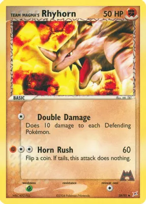 Team Magma's Rhyhorn - 38/95 from EX Team Magma vs Team Aqua