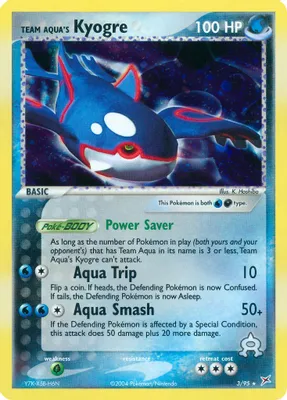 Team Aqua's Kyogre from EX Team Magma vs Team Aqua