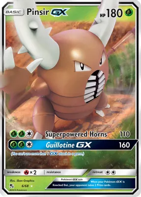 Pinsir GX from Hidden Fates