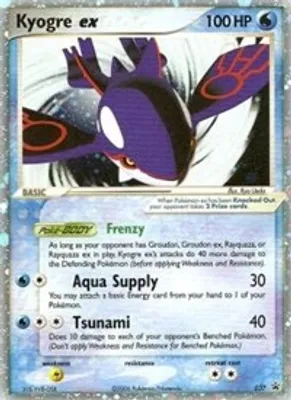 Kyogre ex - 037 (EX Collector's Tins) from Nintendo Promos
