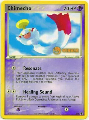 Chimecho - 024 (e-League) [Winner] from Nintendo Promos