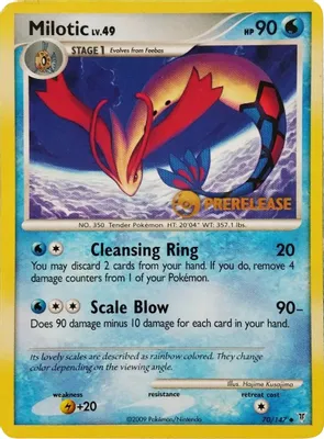 Milotic - 70/147 (Prerelease) from Nintendo Promos