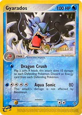 Gyarados - 32/97 (Prerelease) from Nintendo Promos
