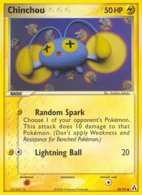 Chinchou from EX Legend Maker
