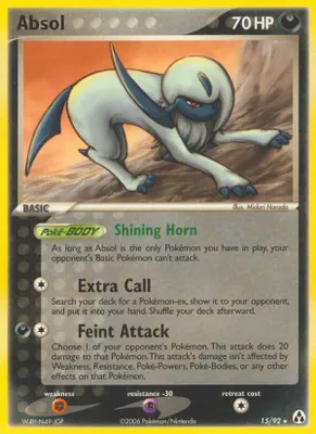 Absol from EX Legend Maker
