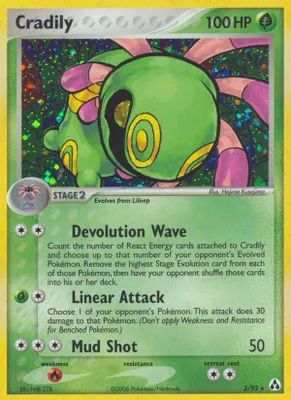 Cradily from EX Legend Maker