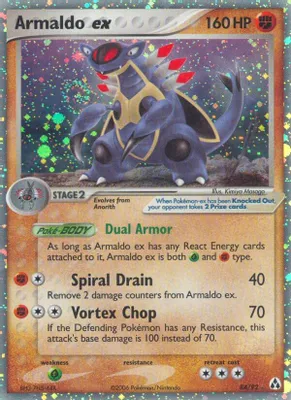 Armaldo ex from EX Legend Maker